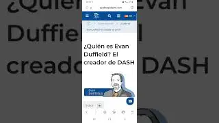 Qui&eacute;n es Evan Duffield?, el creador de DASH. #dash #bitcoin #crypto #venezuela
