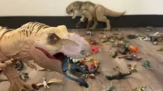 Динозавр TREX TOY Battle Jurassic World Cretaceous Rebirth Dominion MINI DREX SPINOSAURUS Alien Dino