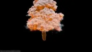 Explosion and smoke in TurbulenceFD