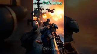 Cat's army attack #cats #shorts #viralvideo #aivideo
