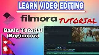 Filmora Video editing Tutorial for beginners |Nepali |Filmora9 Video edit | Roshan