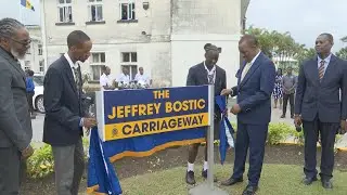 Combermere School honours President Jeffrey Bostic