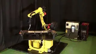 Robotic welding with 2 axis positioner and vision