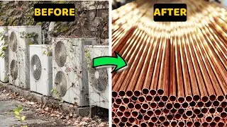 Amazing Process Recycling Air Conditioner Radiators?