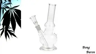 Curvy Glass Bubble Base Mini Bong