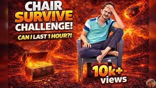 Chair survive challenge | viral challenge 😱