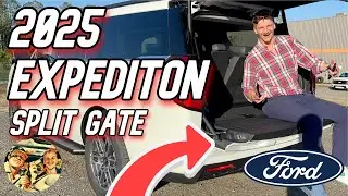 2025 FORD EXPEDITION SPLIT GATE FEATURE &ndash; NEW REAR LIFTGATE DESIGN STOPS CARGO FROM FALLING OUT! 🚙🛍️