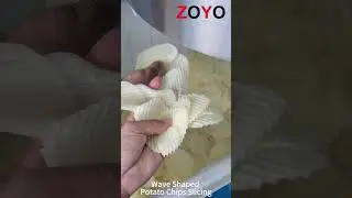 Wave Shaped Potato Chips Slicing Zigzag Crinkle Potato Chips Slicer