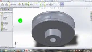 SolidWorks tutorial of Worm Wheel