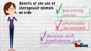 the use of therapeutic animals