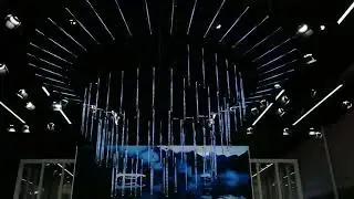 Kinetic Pixel Tube Strip Stage Light 360 Degree RGB Led DMX Pixel Tube#dmxlight #kineticlights