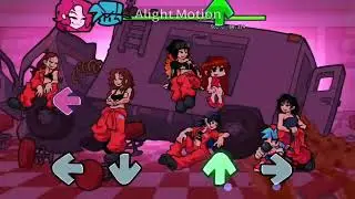 Friday Night Funkin'- Spaghetti (FNF update x left Ssrafim gameplay + cutescene, bad quality sorry) 