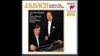 Johann Sebastian Bach, Flute Sonata g-minor BWV 1020, Rampal/Pinnock, 1985