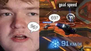 Das Video endet, wenn wir die Torgeschwindigkeit erraten