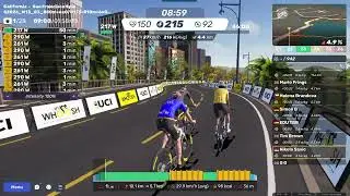 MyWhoosh - Custom workout on San Francisco Spin - Over/Under training S2026_W13_03