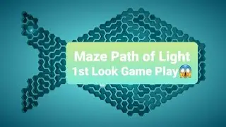 Maze Path of Light mind relaxing Game 1st Look - Playstore app link in Description...