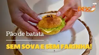 P&atilde;o de batata sem nenhum tipo de farinha e sem sova!