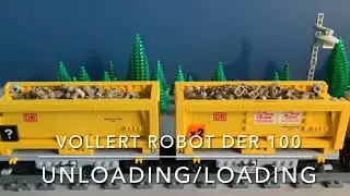 LEGO Vollert Robot DER 100 &ndash; Unloading/Loading &ndash; Octrainber 2021 &bdquo;Critters&ldquo;