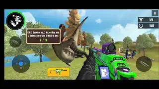 Wild Animal Hunter 3D - Dinosaur Hunter Game - New Android Gameplay New update #2025