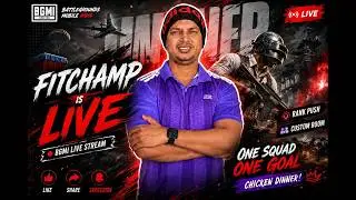 LIVE STREAMING FITCHAMP #BGMI ULTRA HD GRAPHICS