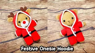 Crocheting a Cozy Festive Onesie - The Ultimate Holiday DIY! For Amigurumi