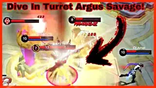 [Reupload] Argus Savage Moment #1 Dive In Turret And Alive - Jay Ron2 ML First Ever Video | MLBB