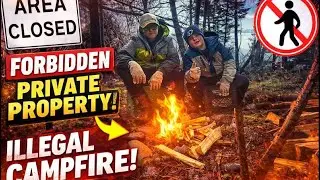 Having a Campfire on PRIVATE PROPERTY 🔥