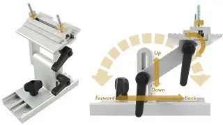 O'SKOOL Adjustable Replacement Tool Rest Sharpening Jig for 6 inch or 8 inch Bench Grinders
