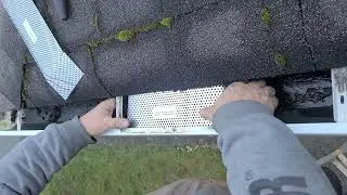 Gutter/Eavestrough Debris Solution -Universal DropCover&trade;A gutter guard alternative by StormReadyPro&trade;