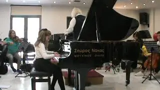 Λυδία Α' μέρος concerto Bach F Minor