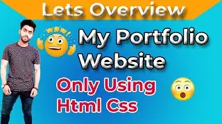 Lets Start Portfolio Website Overview #webdevelopment #html #css #java #faizanasif