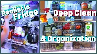 Clean with Me Fridge Organization | Cleaning Motivation r  | Organize Refrigerator | Deep Cleaning