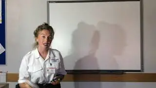 Education Officer Laura Moxley talks through our home safety lesson for primary school children