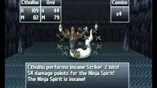 Cthulhu Saves the World - Boss 3 - Ninja Spirit