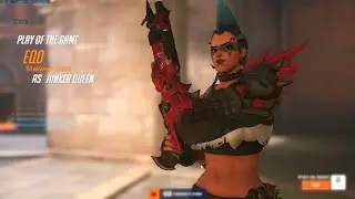 EQO PRO JUNKER QUEEN AND RAMATTRA - POTG! [ OVERWATCH 2 SEASON 5 TOP 500 ]