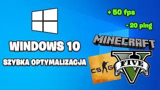 ⚡Windows 10💨Szybka⚡Optymalizacja🔥Poradnik!!