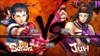 ULTRA STREET FIGHTER IV - Sakura VS Juri (Hardest)