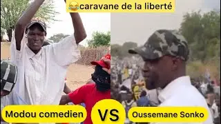 Caravane de la libert&eacute; Modou Comedien VS Oussemane sonko