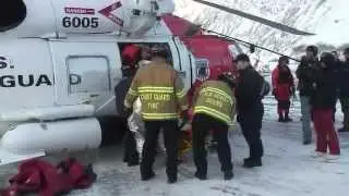 Coast Guard Air Station Kodiak Rescues 11 From 2 Fishing Vessels in Alaska