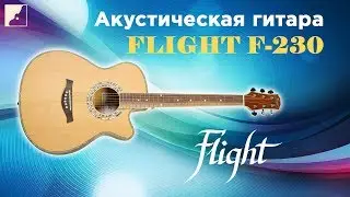 Обзор акустической фолк гитары FLIGHT F-230C NA