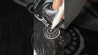 The Power of Maa Kali 🔱 | Realistic Goddess Drawing #shorts #sketch #makali #art