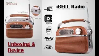 iBELL FM AM Radio.Bluetooth radio.Unboxing & Review