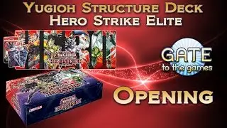 Yugioh Structure Deck Hero Strike Elite Pack Box Opening
