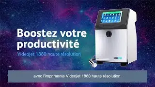 Presentation de l'imprimante jet d'encre haute r&eacute;solution Videojet 1880 HR
