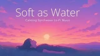 Soft as Water 🌿 | Calming Lo-Fi Synthwave for Relaxation & Focus