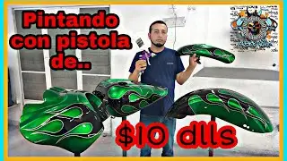 pinta como un profesional con pistola de $10 dlls (no digo que yo sea uno)