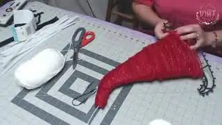 DIY Dollar Tree Santa Hat FB Live Replay