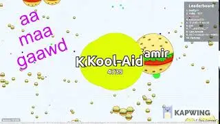 AGAR.IO AMAZING POPSPLIT!!!