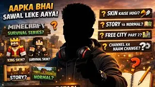 &ldquo;Minecraft Survival Series Start Karu? 🤔 Aap Decide Karo | Big Announcement&rdquo;