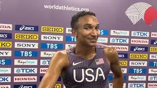 Donavan Brazier After Winning 800m Heat At 2025 Tokyo World Championships, Happy To Be Back